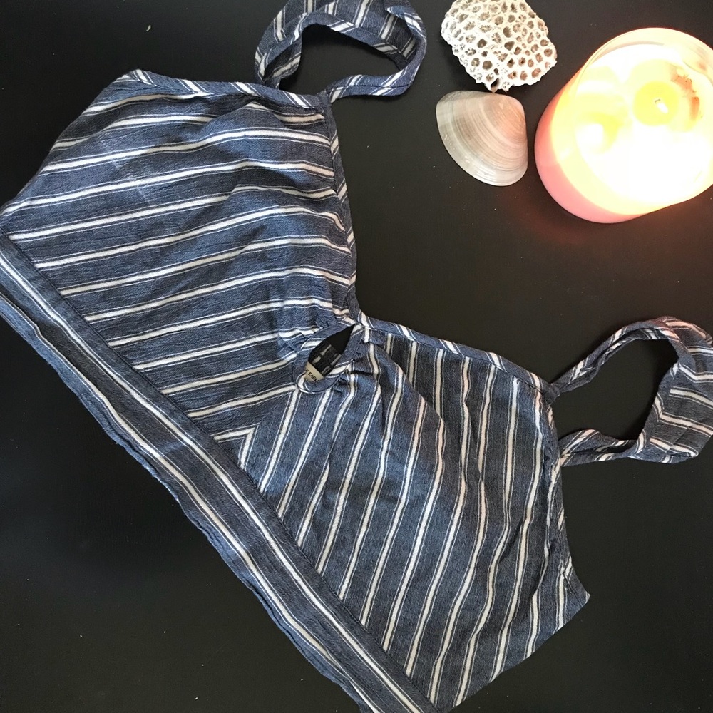 Striped Crop Top
